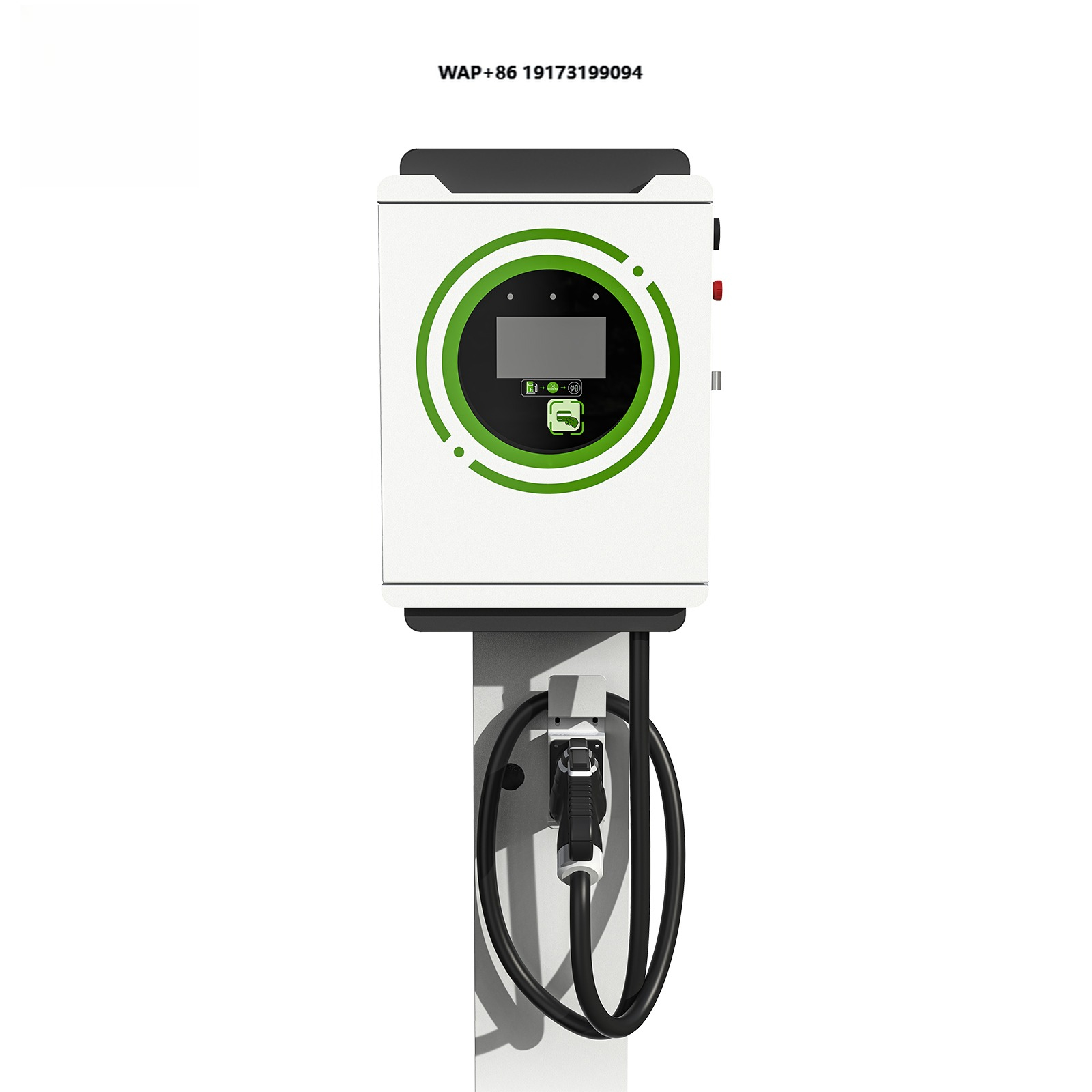 Dc Fast Charger 30Kw Wallbox Commercial - เครื่องชาร์จรถยนต์ไฟฟ้าแบบเร็ว DC ขนาด 20KW/30KW/40KW พร้อมสายชาร์จแบบปรับแต่งได้ 5