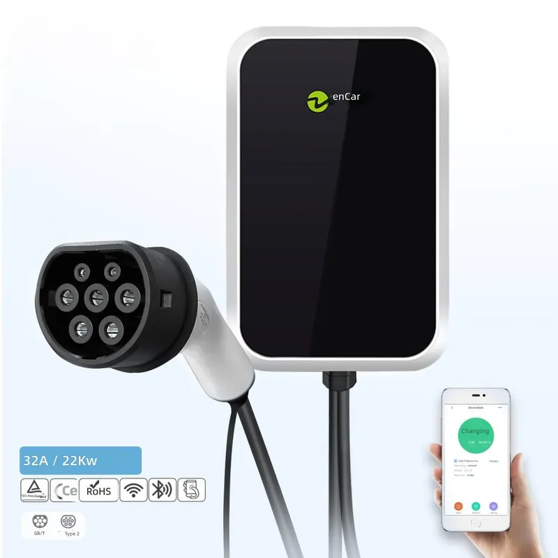 22Kw Wallbox Type 2 Ocpp Rfid - เครื่องชาร์จรถยนต์ไฟฟ้า 22kW แบบติดผนัง Type 2 32A