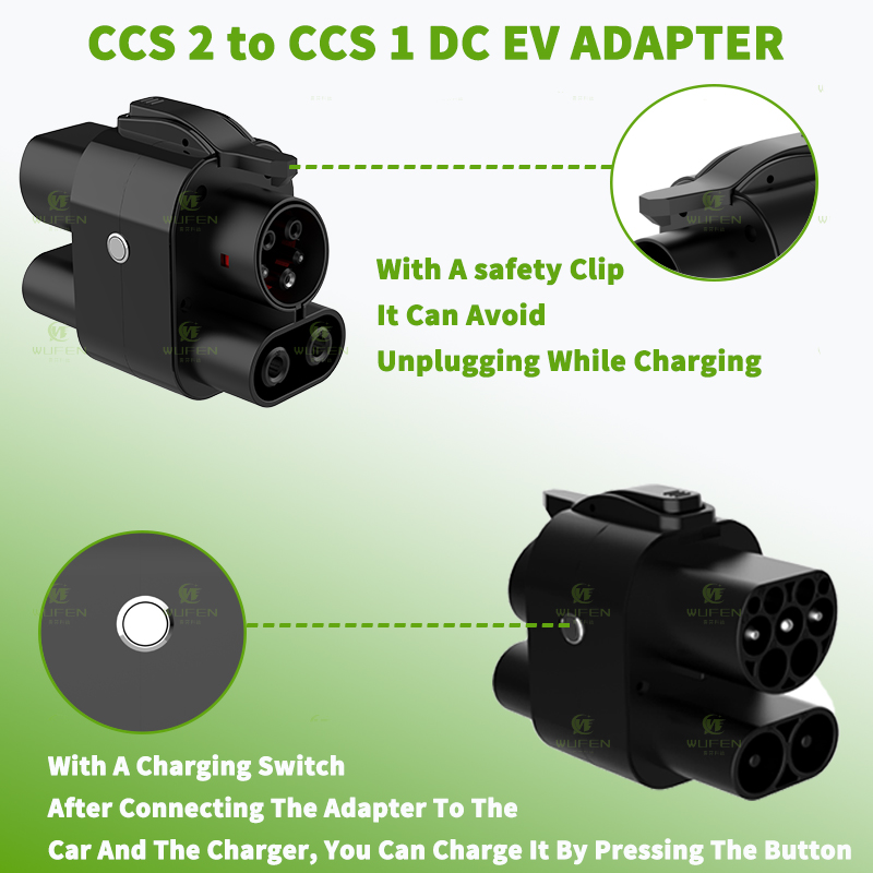 WUFEN CCS2 to CCS1 250A อะแดปเ - Ccs2 To Ccs1 Fast Charge Adapter 250Kw บทวิจารณ์และราคา