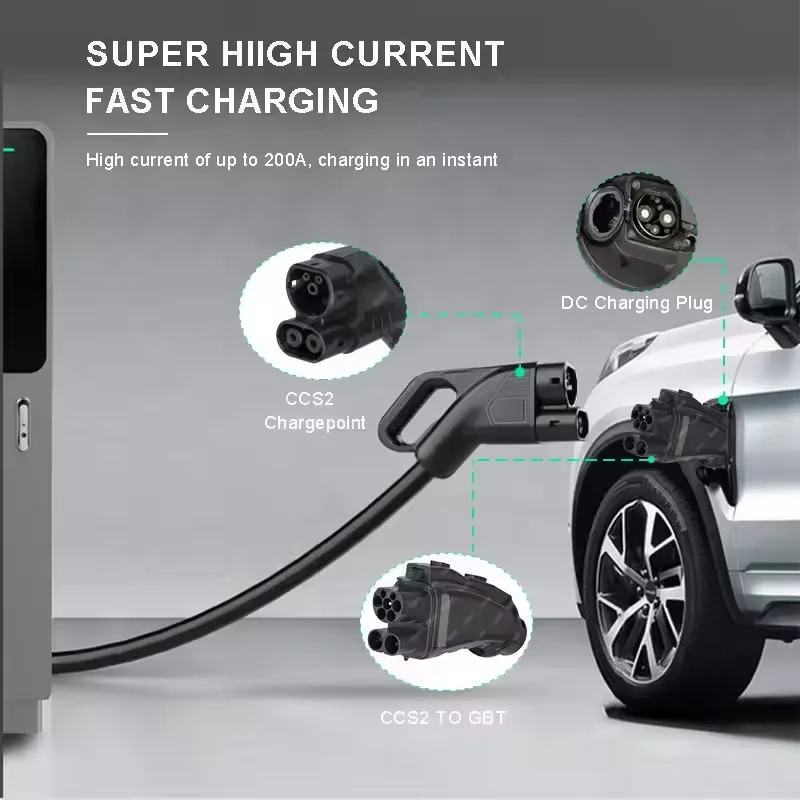อะแดปเตอร์ชาร์จรถยนต์ไฟฟ้า EV  - Gb/T To Ccs2 200A Fast Charging Adapter บทวิจารณ์และราคา
