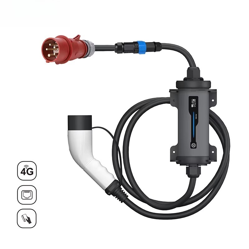 ปลั๊กชาร์จรถยนต์ไฟฟ้าแบบ Type  - Portable Ev Charger 32A Type 2 Cee Plug บทวิจารณ์และราคา
