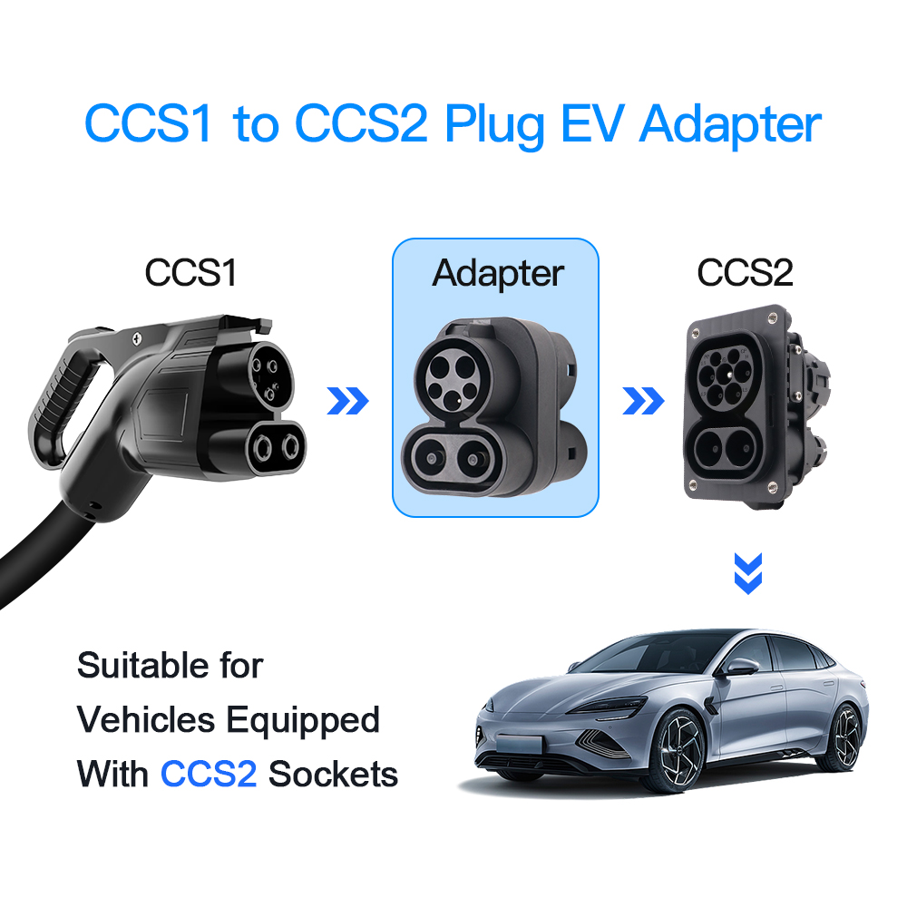 อะแดปเตอร์ชาร์จรถยนต์ไฟฟ้า Kol - Ccs2 To Ccs1 Fast Charge Adapter 250Kw บทวิจารณ์และราคา