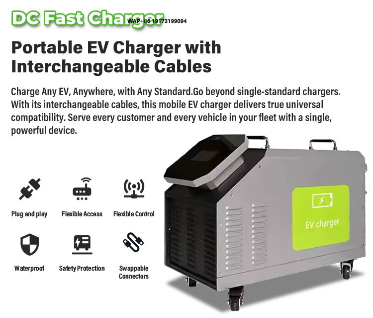 เครื่องชาร์จรถยนต์ไฟฟ้าแบบพกพา - Portable Dc Fast Charger 20Kw Ccs2 บทวิจารณ์และราคา