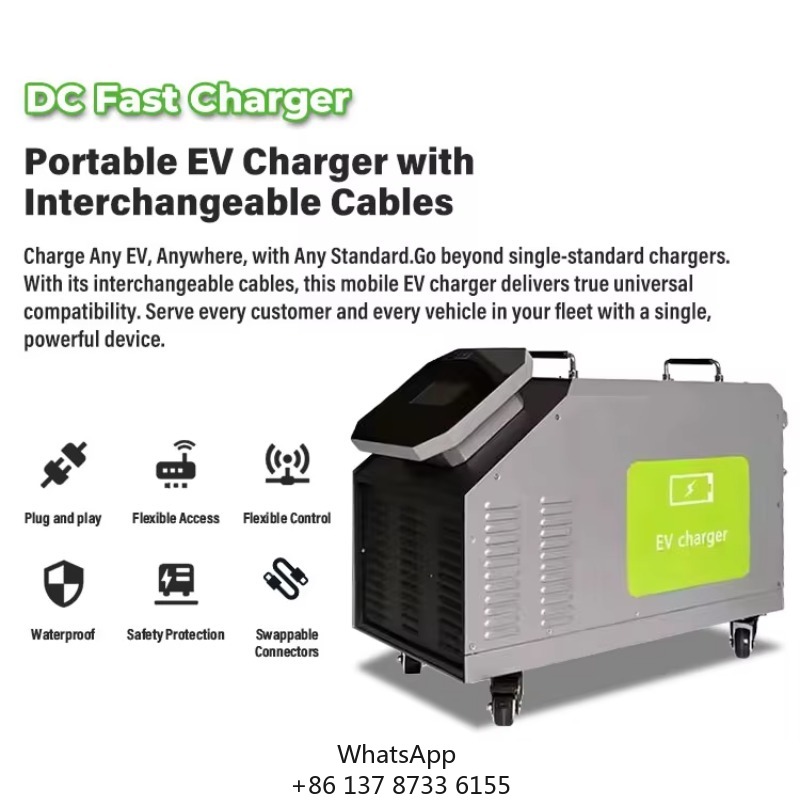 เครื่องชาร์จรถยนต์ไฟฟ้าแบบพกพา - Portable Dc Fast Charger 20Kw Ccs2 บทวิจารณ์และราคา