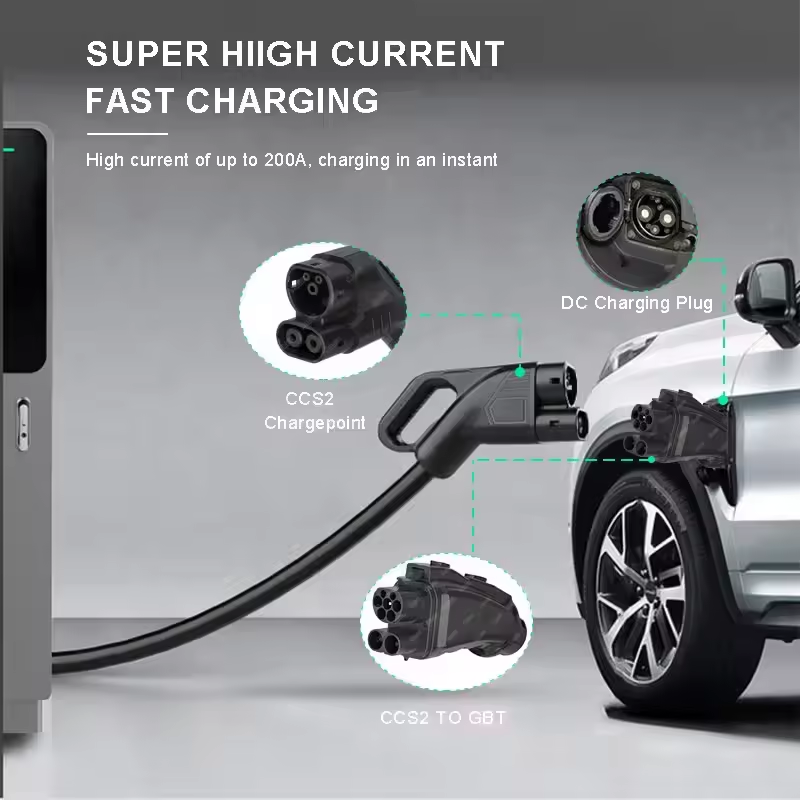 อะแดปเตอร์ชาร์จรถยนต์ไฟฟ้าแบบ  - Gb/T To Ccs2 200A Fast Charging Adapter บทวิจารณ์และราคา